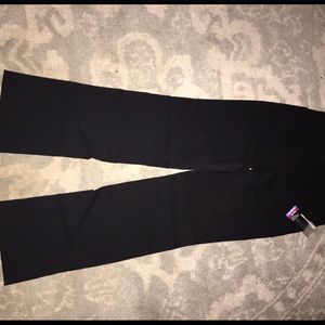 Black stretch dress pants